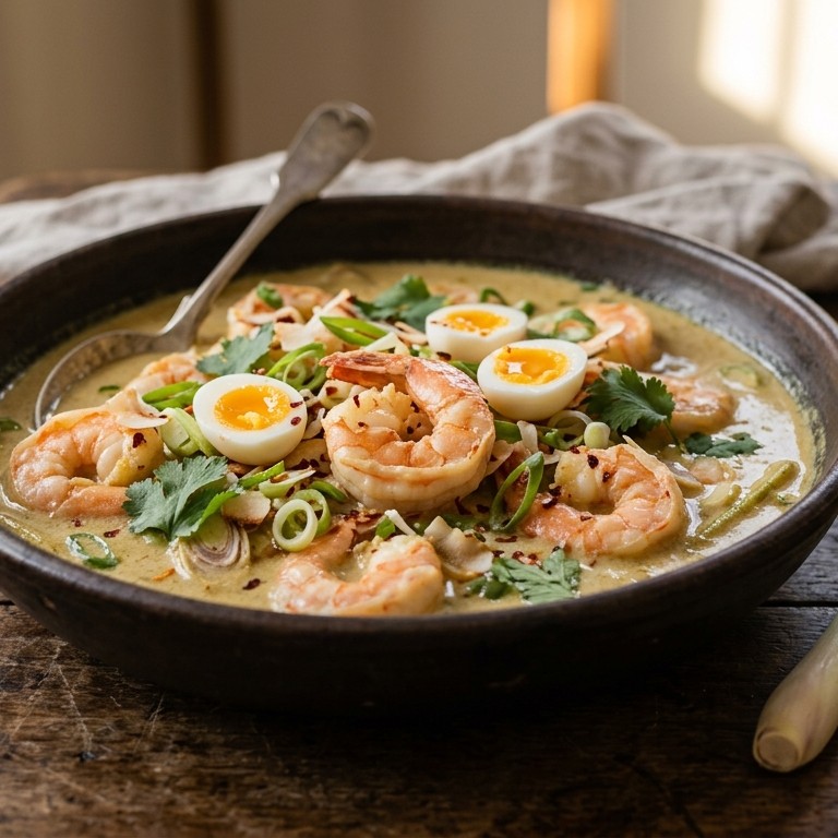 Garnalencurry recept