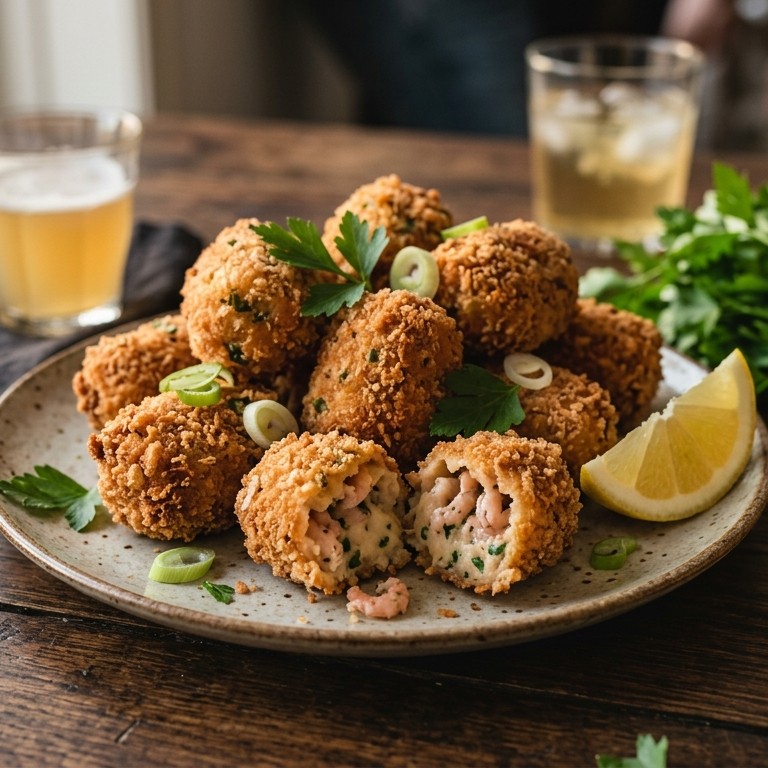 Garnalenhapje met peterselie recept
