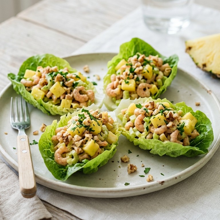 Garnalensalade  met ananas recept