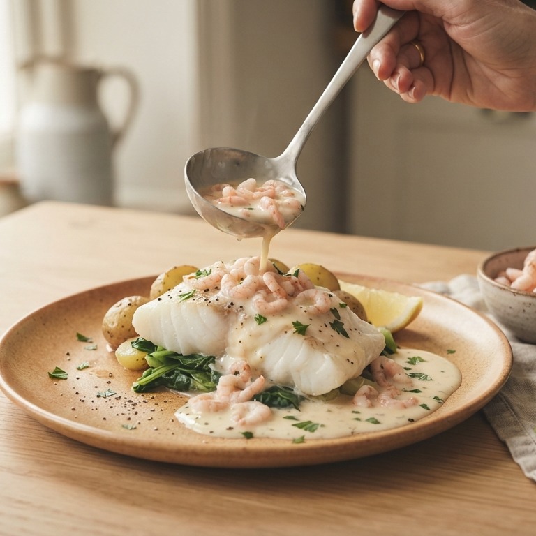 Garnalensaus (voor vis) recept