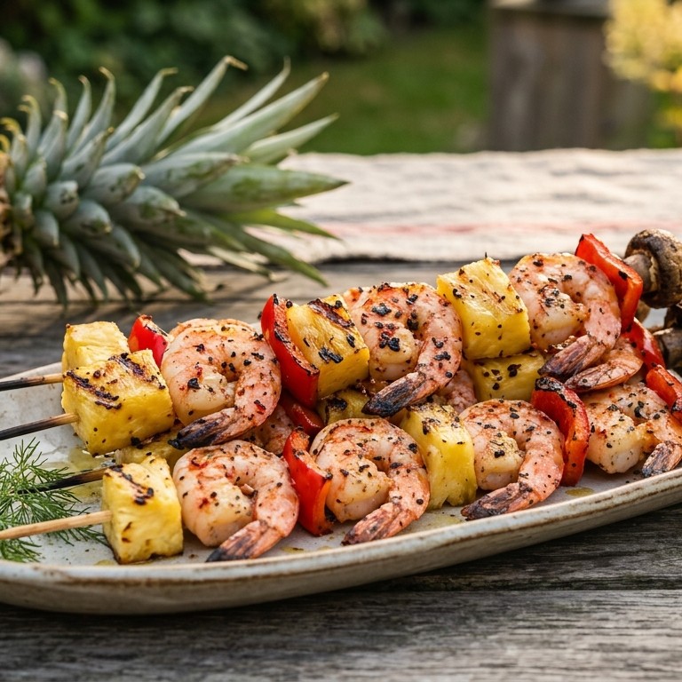 Garnalenspiezen recept