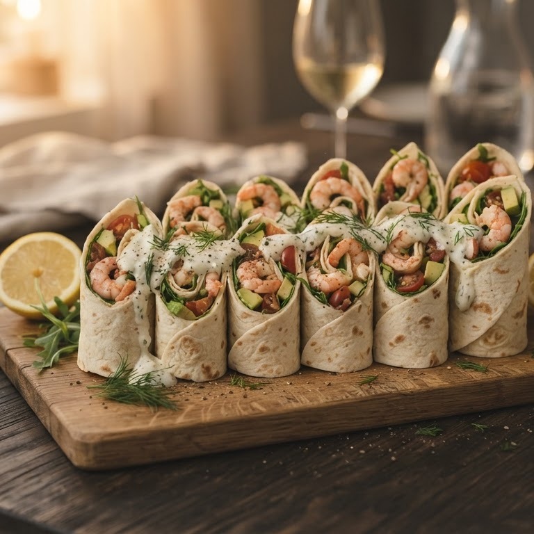 Garnalenwraps recept