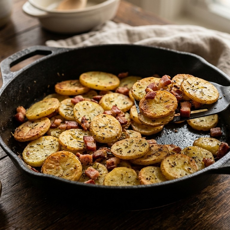 Gebakken aardappelschijfjes recept