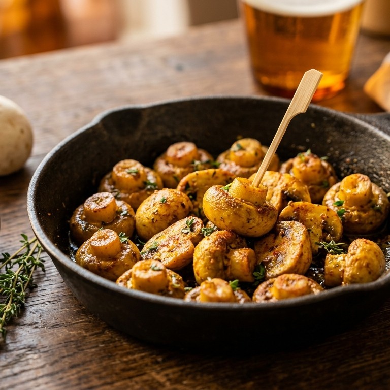 Gebakken champignons recept