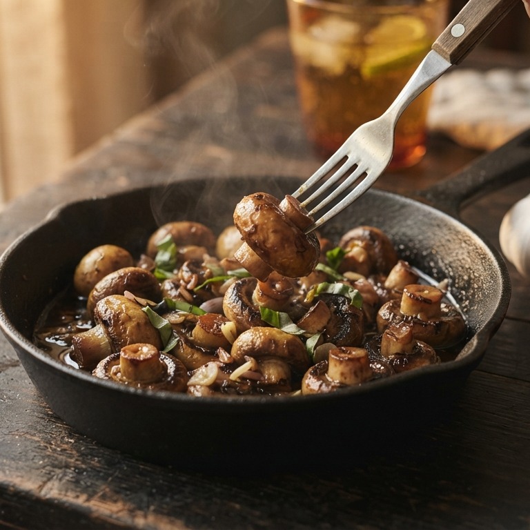 Gebakken champignons recept