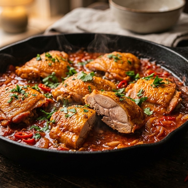 Gebakken kippendijen recept