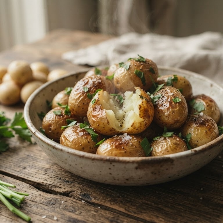 Gebakken krieltjes met peterselie recept