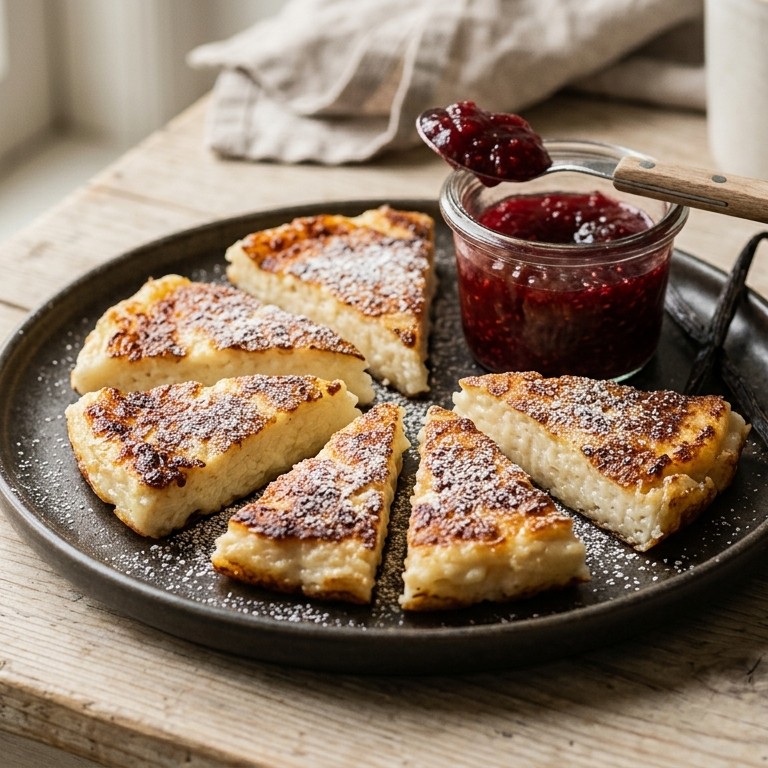 Gebakken rijstpunten recept
