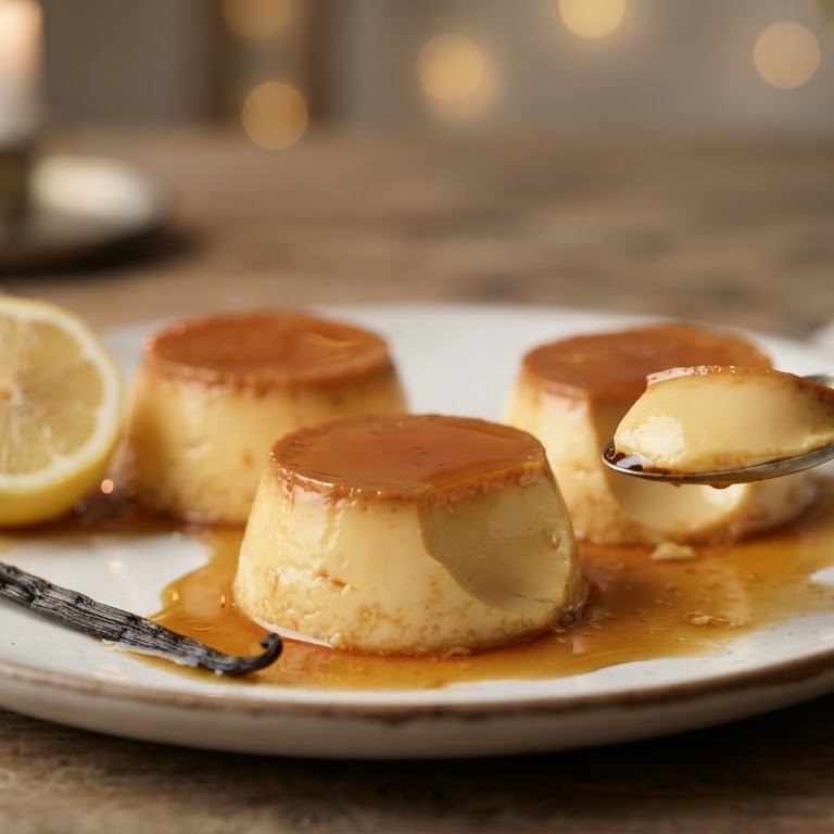 Gebakken room-karamelpuddinkjes recept