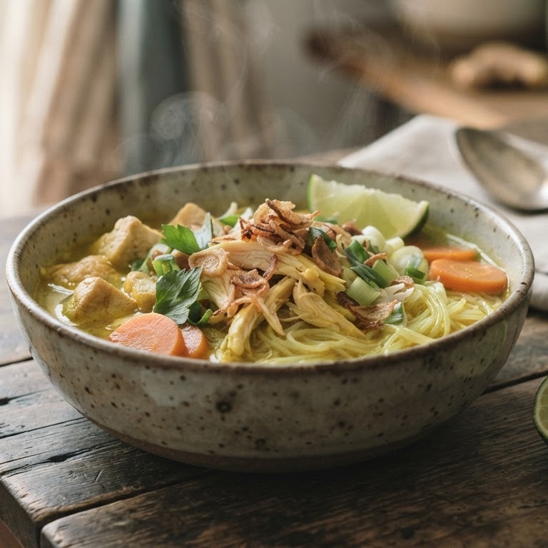 Gebakken soep (gekruid) recept