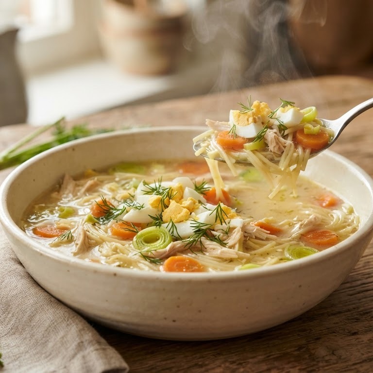 Gebonden kippensoep recept