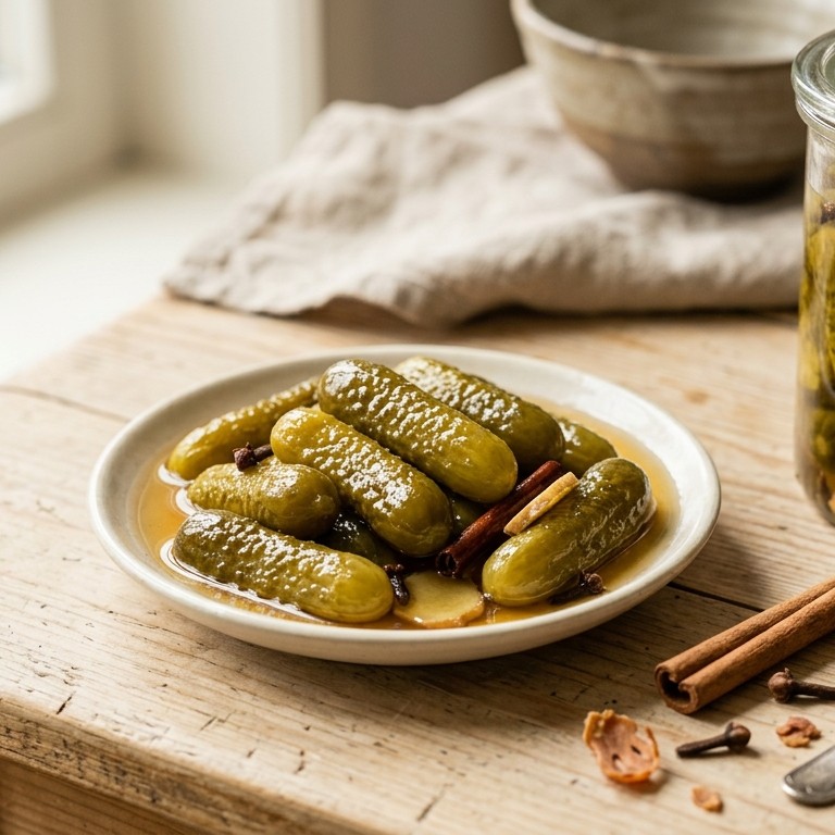 Geconfijte augurk recept