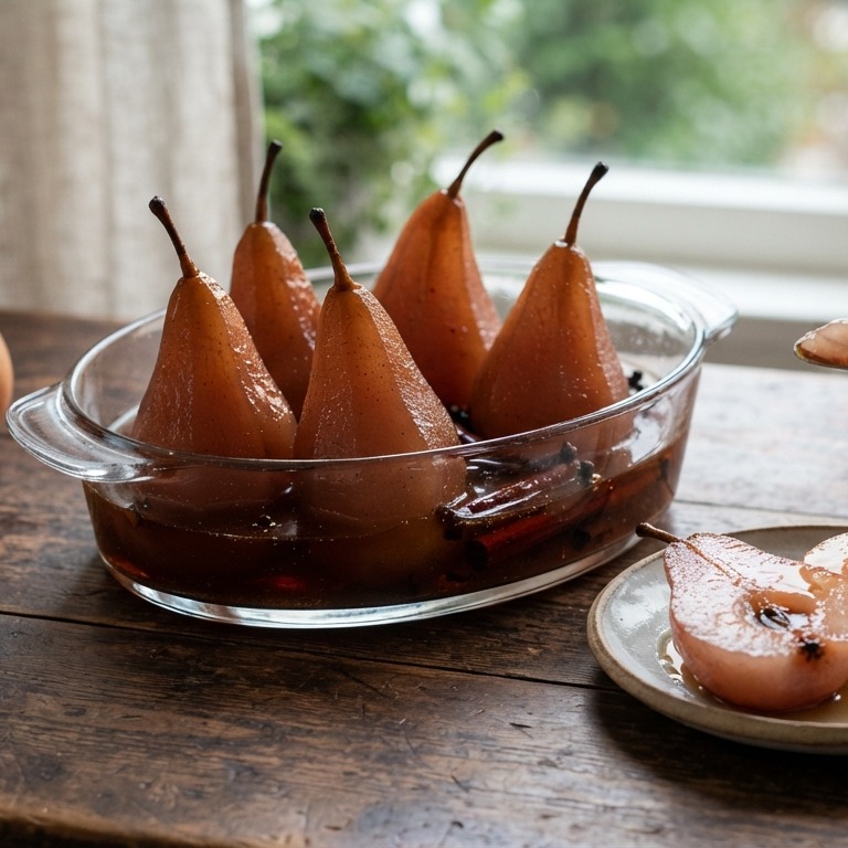 Geconfijte peren recept