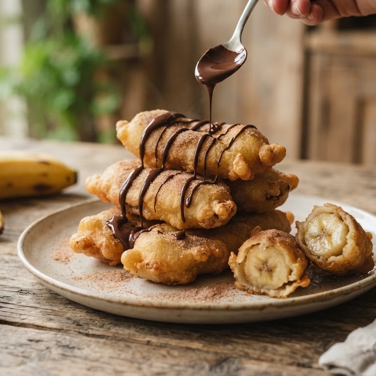 Gefrituurde banaan recept
