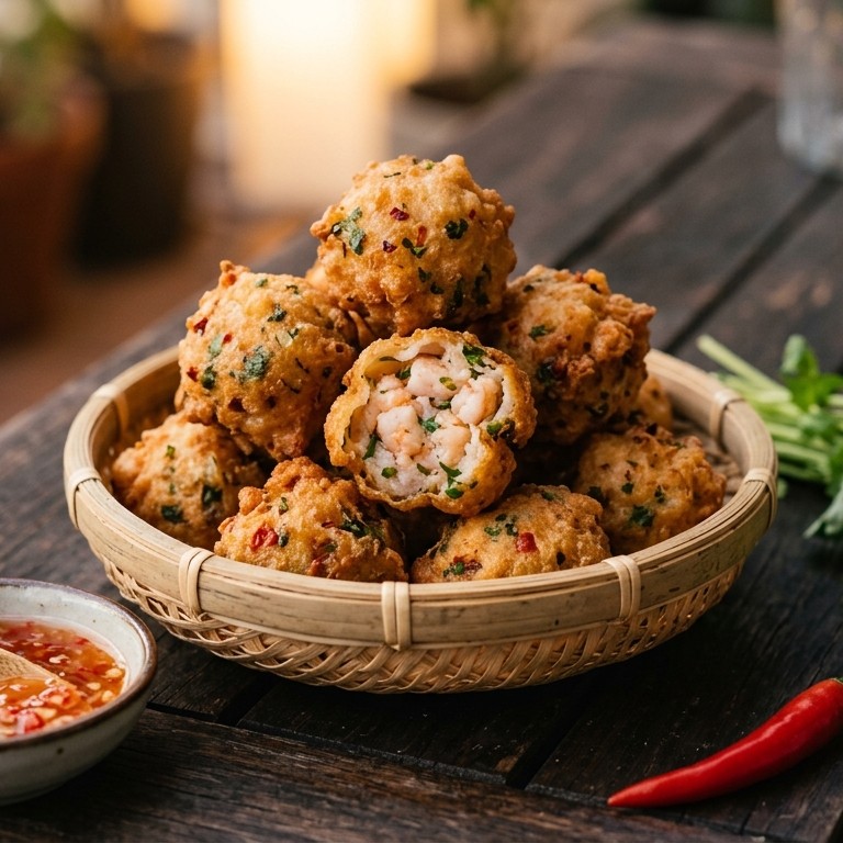 Gefrituurde garnalenballetjes recept