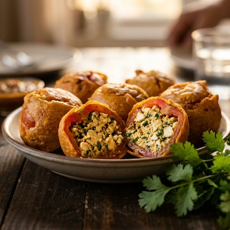 Gefrituurde gevulde tomaten recept