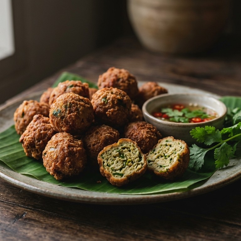 Gefrituurde Kipballetjes recept