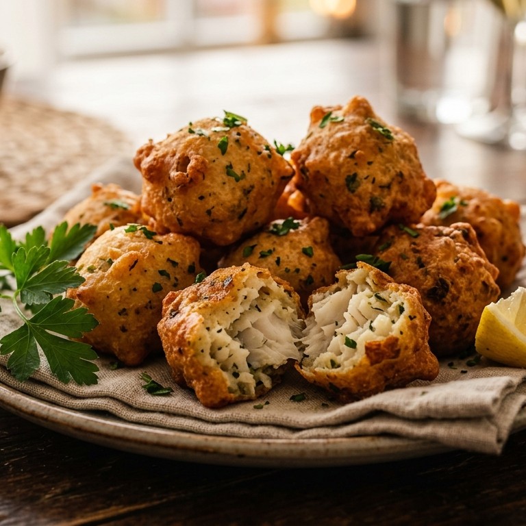 Gefrituurde stokviskoekjes recept