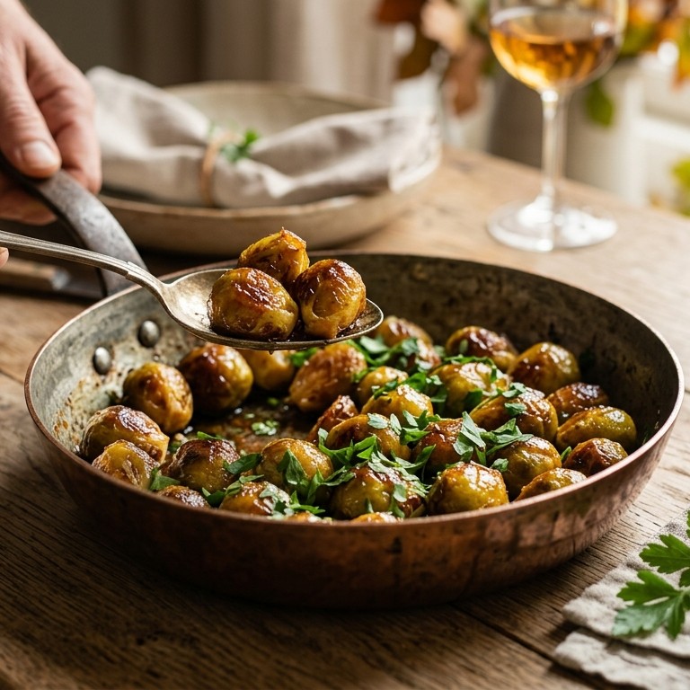 Geglaceerde spruitjes recept