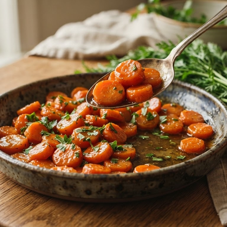 Geglaceerde wortelen recept