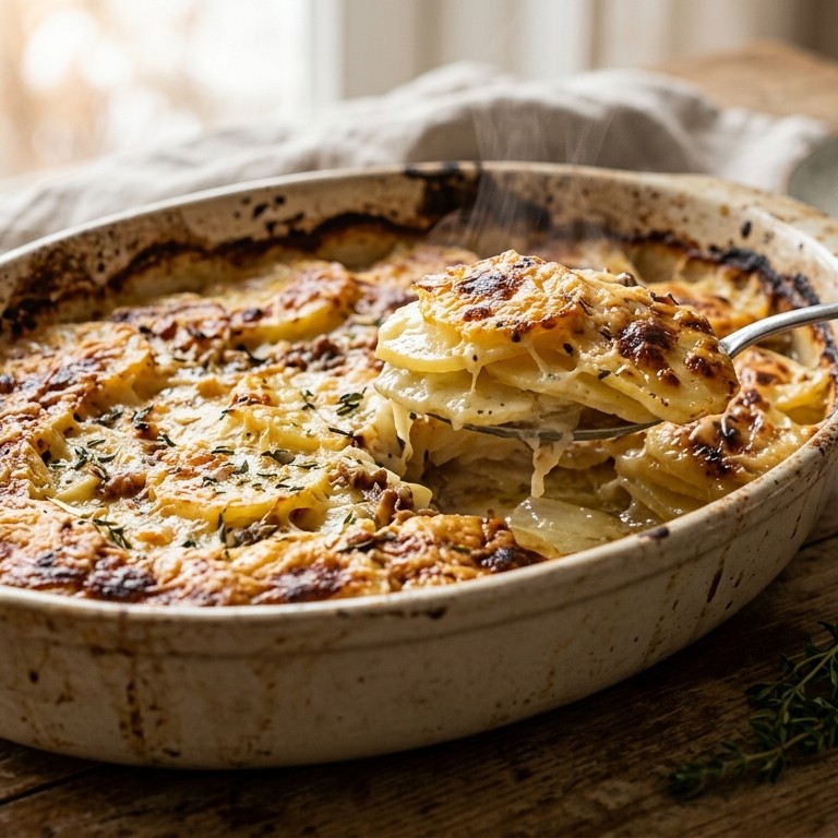 Gegratineerde aardappelschotel recept