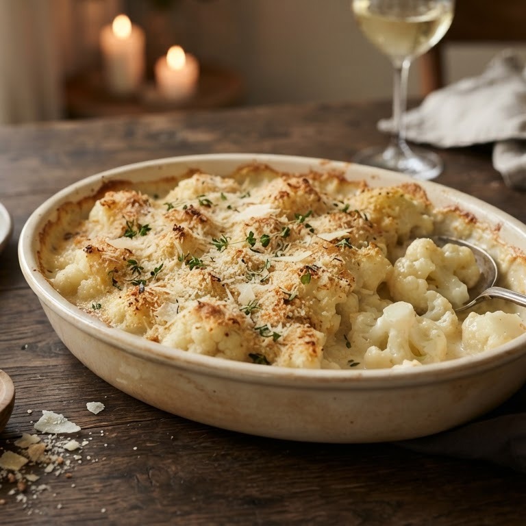 Gegratineerde bloemkool recept