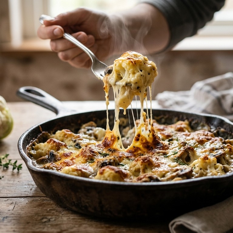 Gegratineerde bloemkoolschotel recept