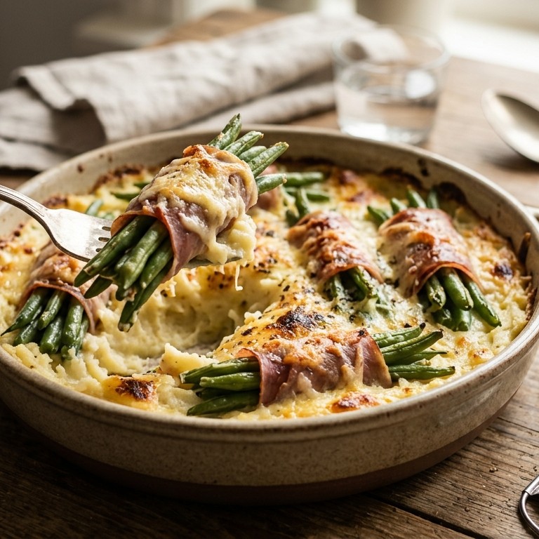 Gegratineerde bonenbundeltjes recept
