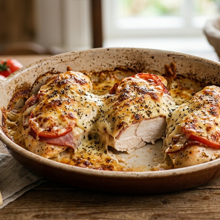 Gegratineerde kipfilet recept