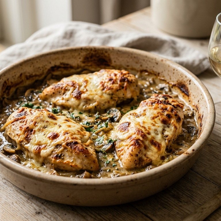Gegratineerde kipfilets recept