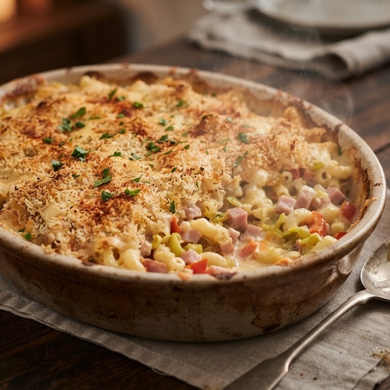 Gegratineerde pastaschotel recept