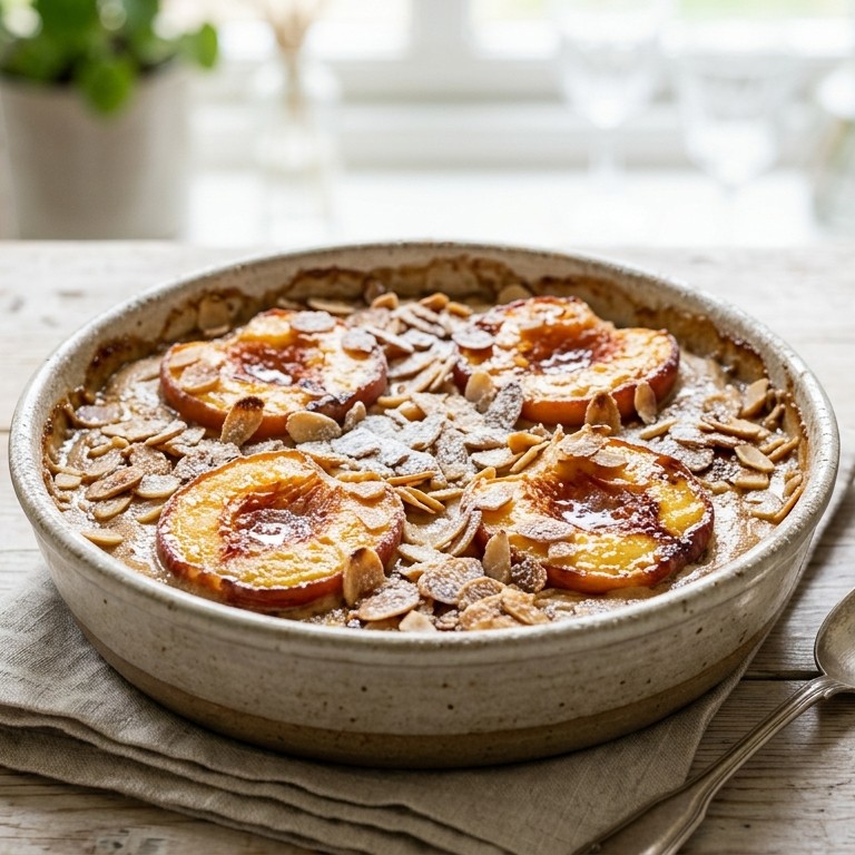 Gegratineerde perzik recept