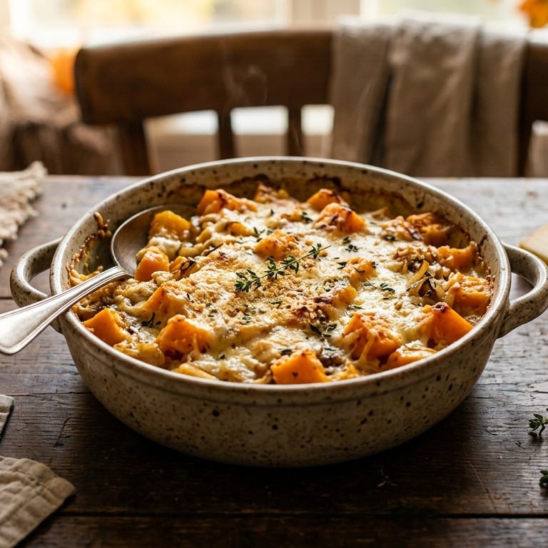 Gegratineerde pompoen recept