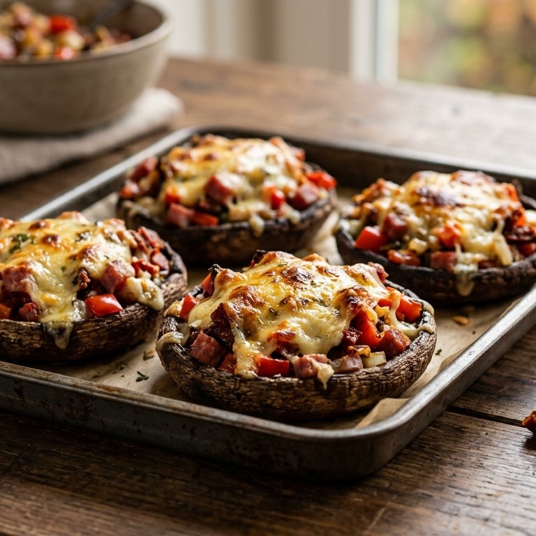 Gegratineerde portabella recept