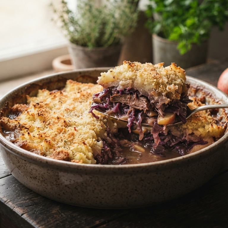 Gegratineerde rundvleesschotel recept