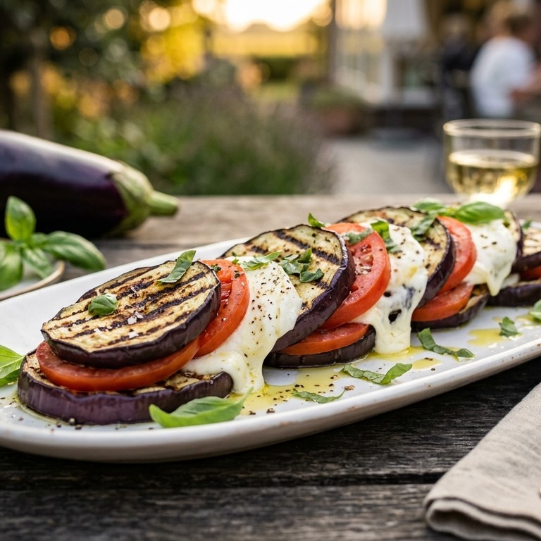 Gegrilde aubergine recept
