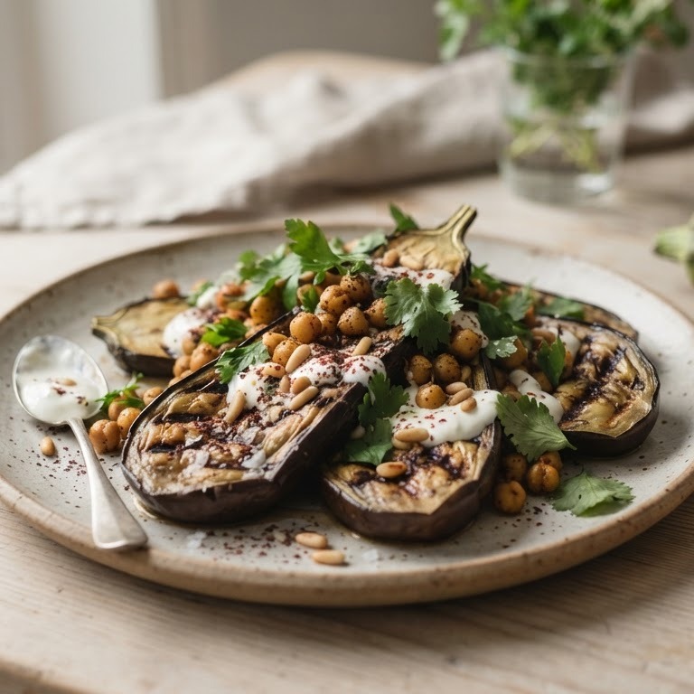 Gegrilde aubergines recept