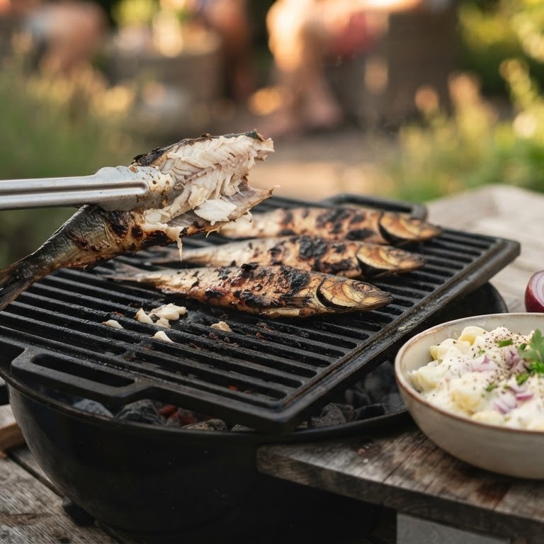 Gegrilde BBQ  Bakharing recept