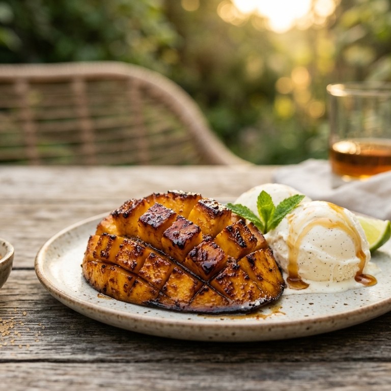 Gegrilde mango recept