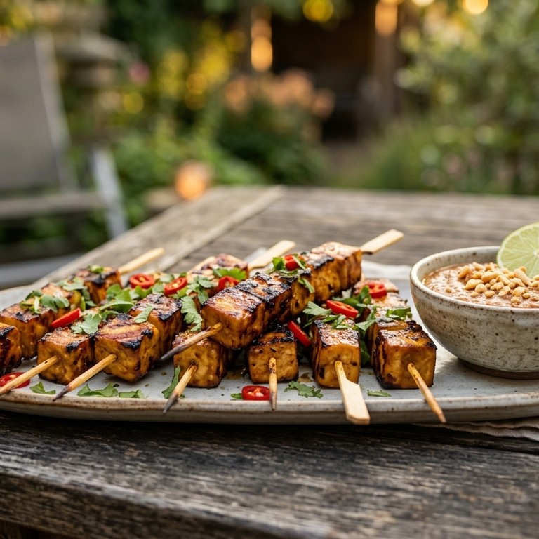 Gegrilde tofusate recept