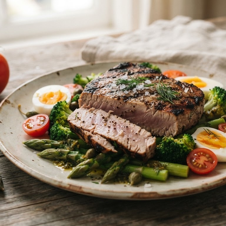 Gegrilde tonijn recept