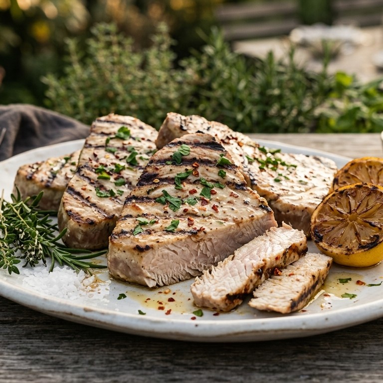 Gegrilde tonijnsteaks recept