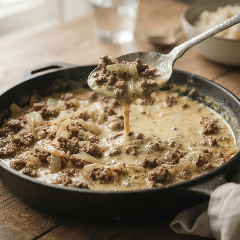 Gehakt met kerriesaus recept