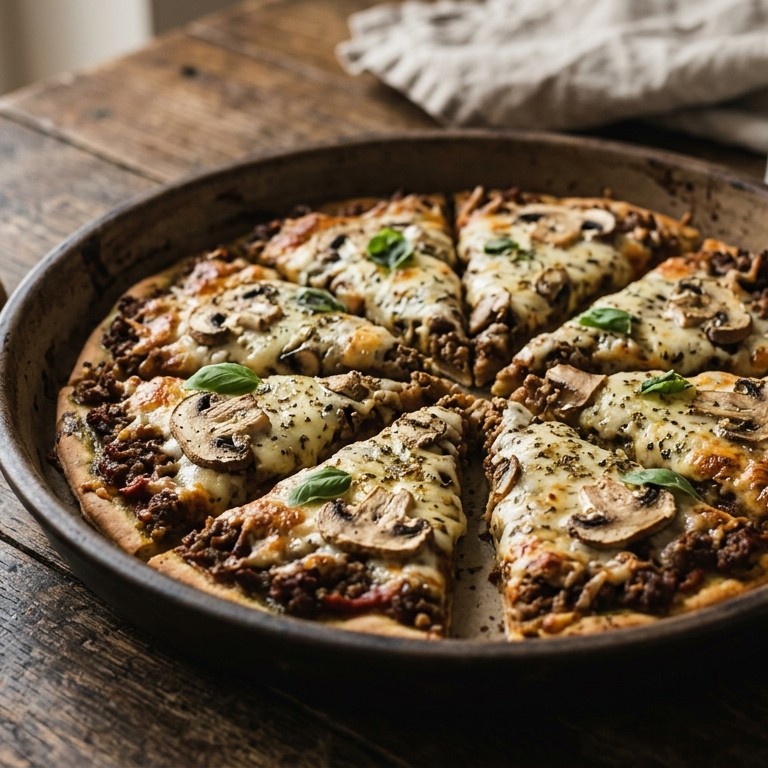 Gehakt pizza recept