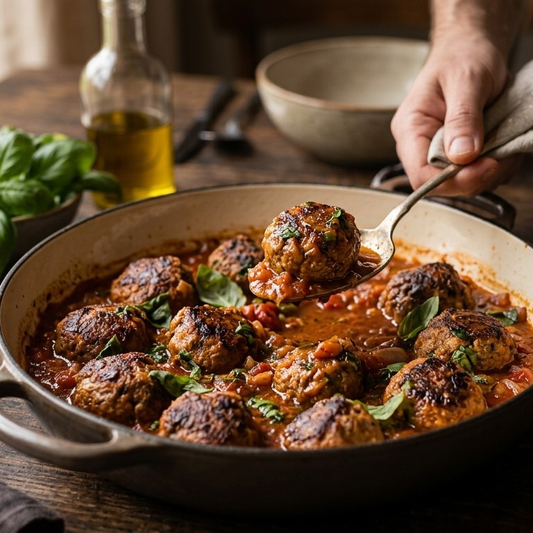 Gehaktballen in tomatensaus recept