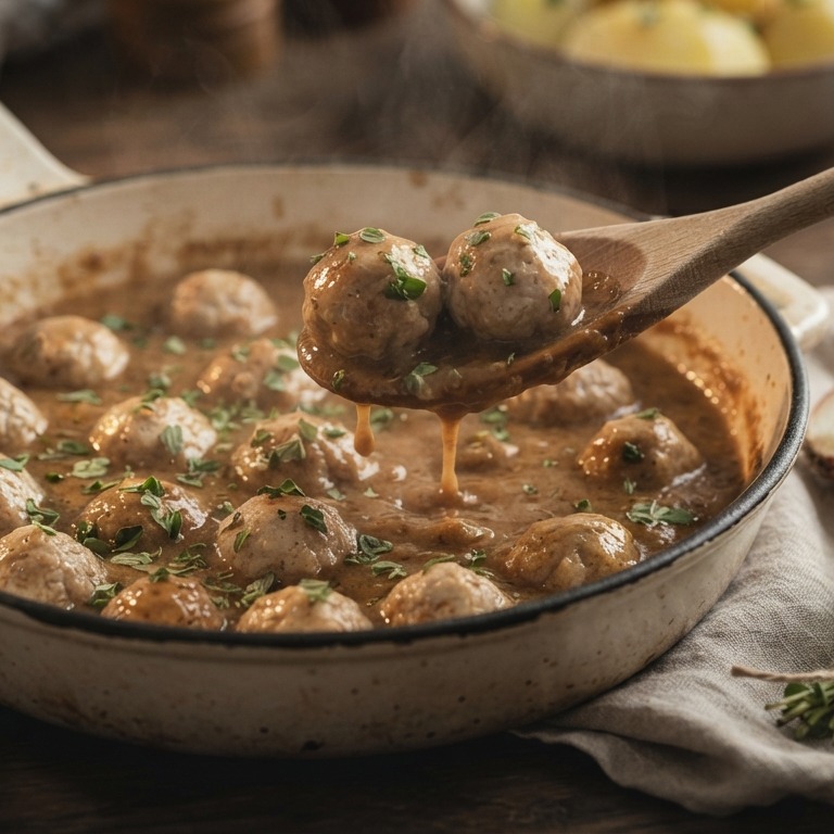 Gehaktballetjes in saus recept