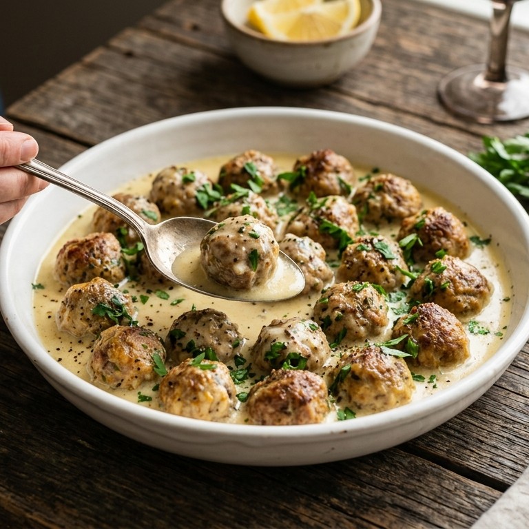 Gehaktballetjes met citroensaus recept