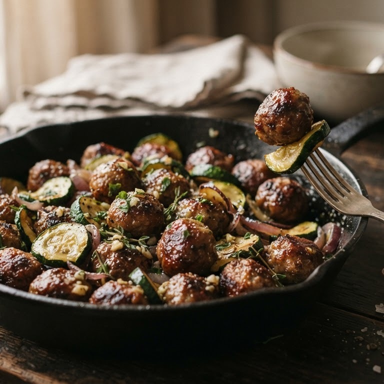 Gehaktballetjes met courgette recept