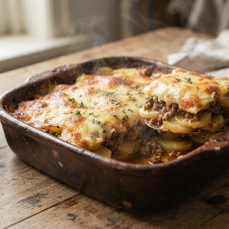 Gehaktovenschotel met aardappel recept