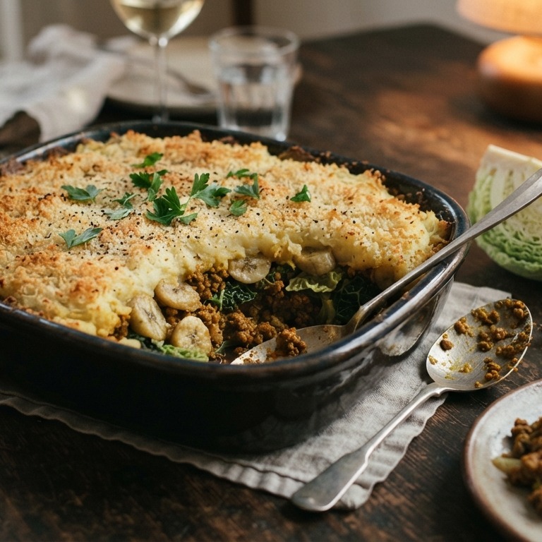 Gehaktschotel met savooiekool en banaan recept